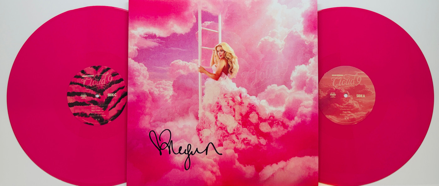 Megan Moroney Signed "Cloud 9" Double LP Cover JSA