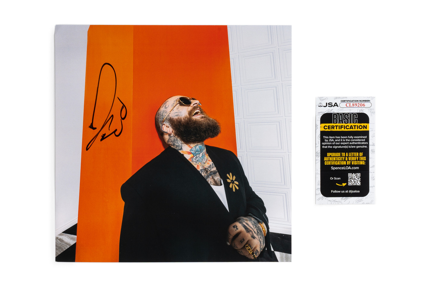 Teddy Swims Signed "I've Tried Everything But Therapy" LP Insert JSA