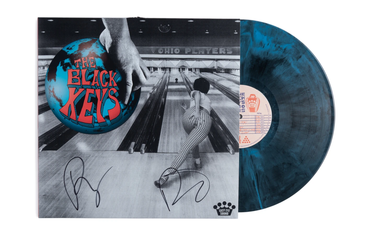 The Black Keys Signed "Ohio Players" LP Cover JSA
