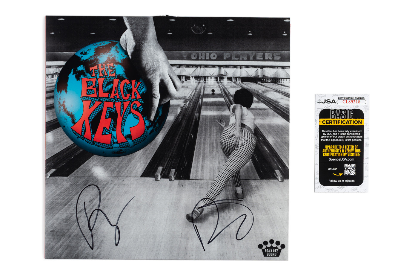 The Black Keys Signed "Ohio Players" LP Cover JSA