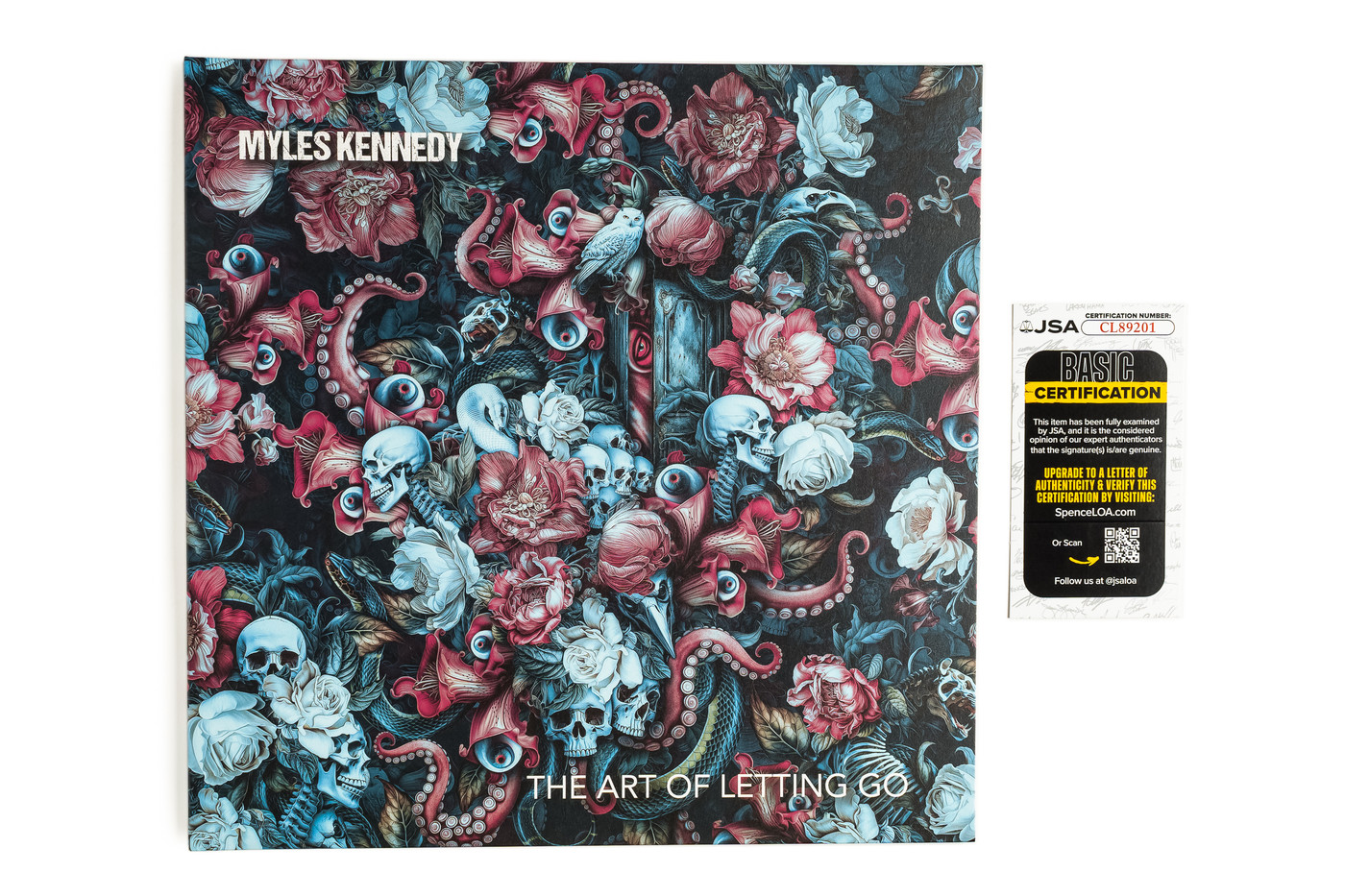 Myles Kennedy Signed "The Art Of Letting Go" LP Insert JSA