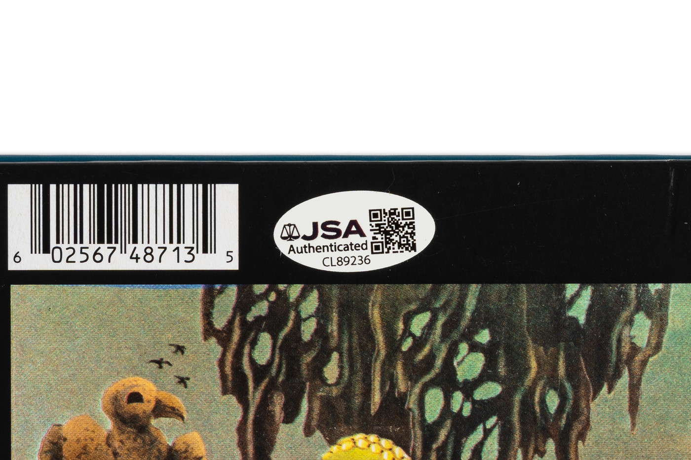 Bernie Taupin Signed "Captain Fantastic" LP Cover JSA