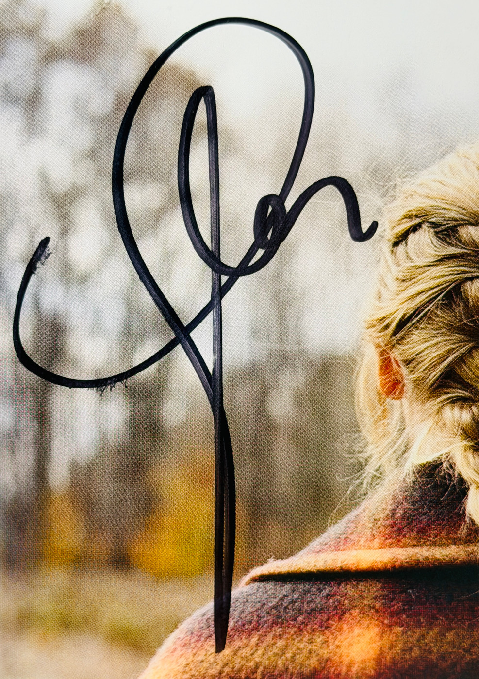 Taylor Swift Signed Evermore CD Cover & Teal Double LP JSA