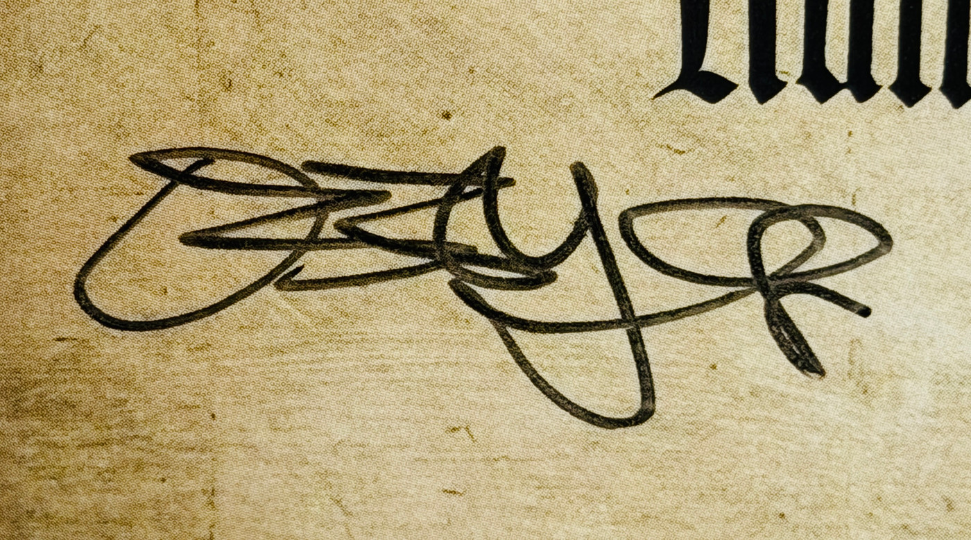 Ozzy Osbourne Signed 