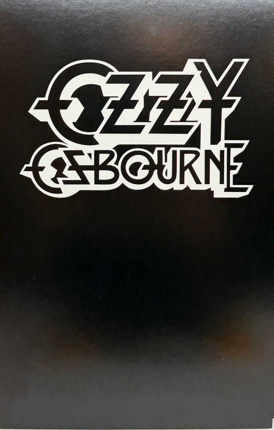 Ozzy Osbourne Signed "Patient Number 9" 5x5 Art Card w/ Double LP, CD, 2 Cassettes, and Comic Booklet JSA