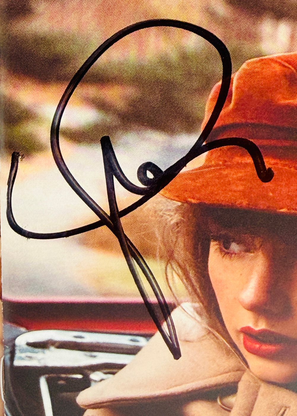 Taylor Swift Signed Red Taylor's Version CD Cover & Vinyl JSA