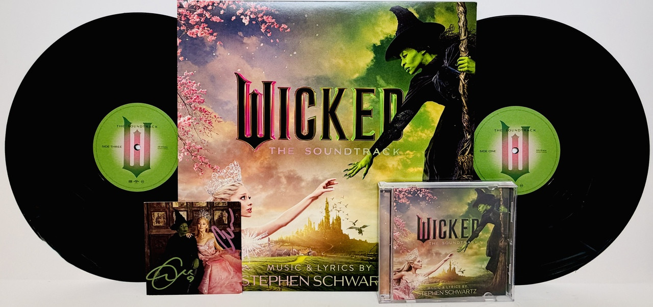 ARIANA GRANDE Wicked RSD2026限定盤 Ariana Grande & Cynthia Erivo Signed Wicked Art Card + LP & CD