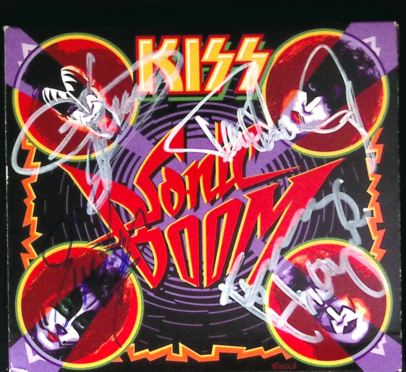 KISS Multi-Signed CD Digipak “Sonic Boom” JSA