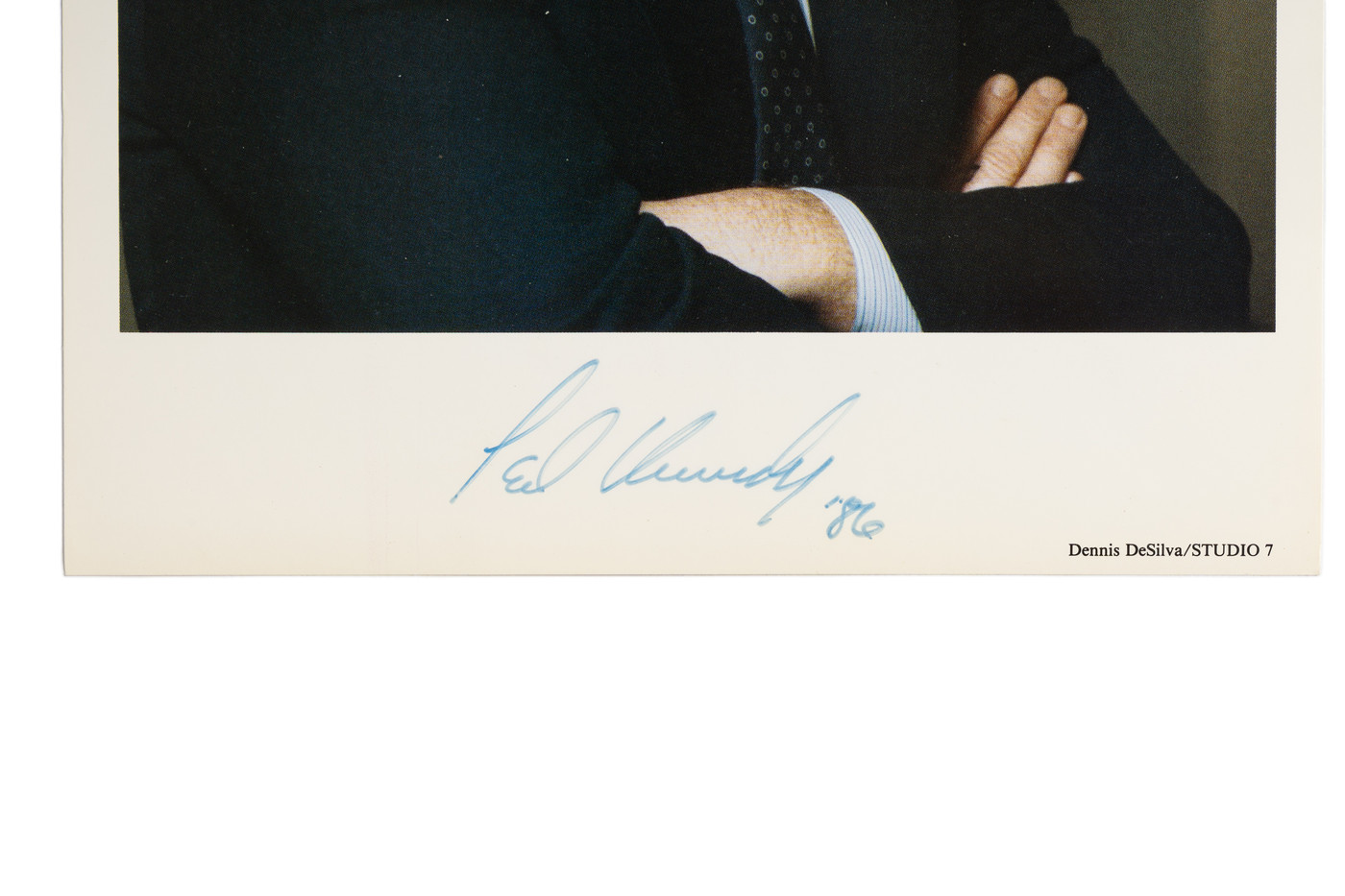 Official Portrait: Hand-Signed & Dated by Edward "Ted" Kennedy