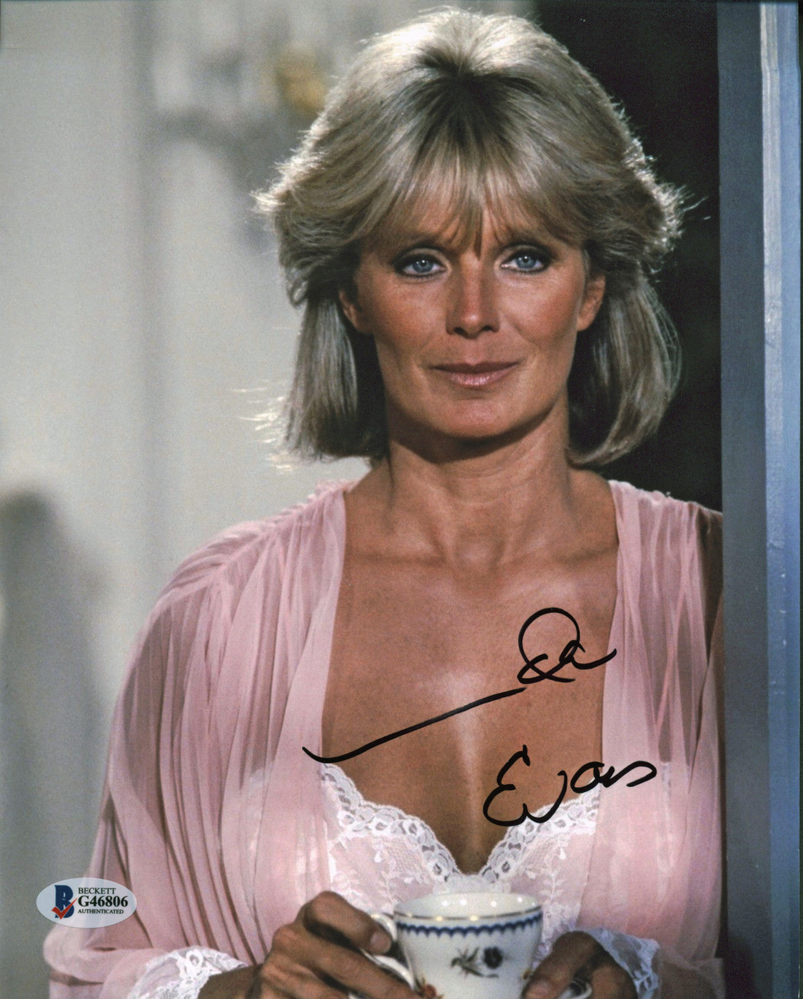Linda Evans Dynasty Authentic Signed 8x10 Photo Autographed BAS #G46806