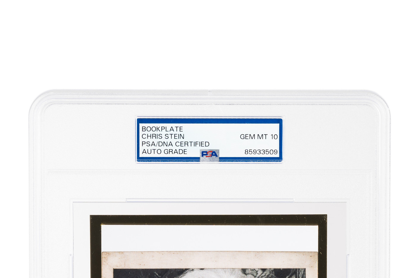 Chris Stein | PSA Slabbed & Authenticated | Premiere Signature Series