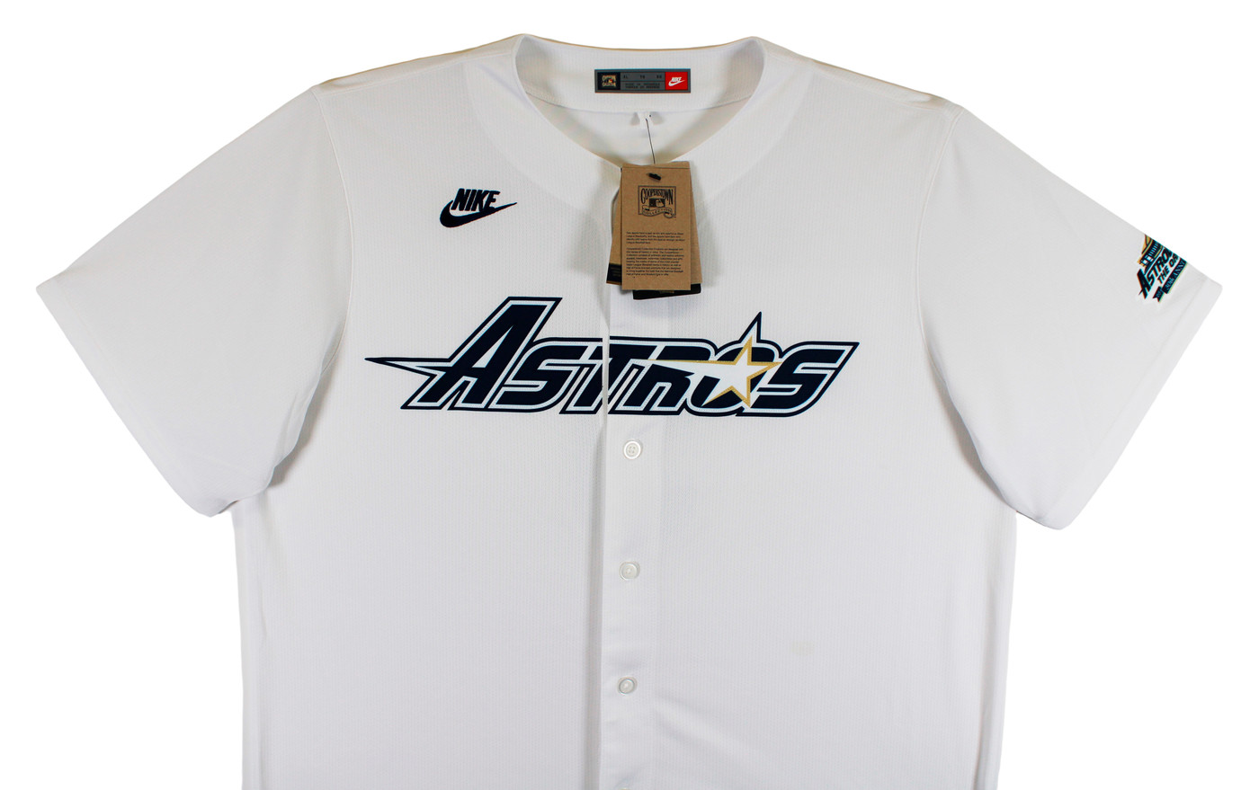Astros Jeff Bagwell Authentic Signed White Nike CC Jersey Fanatics