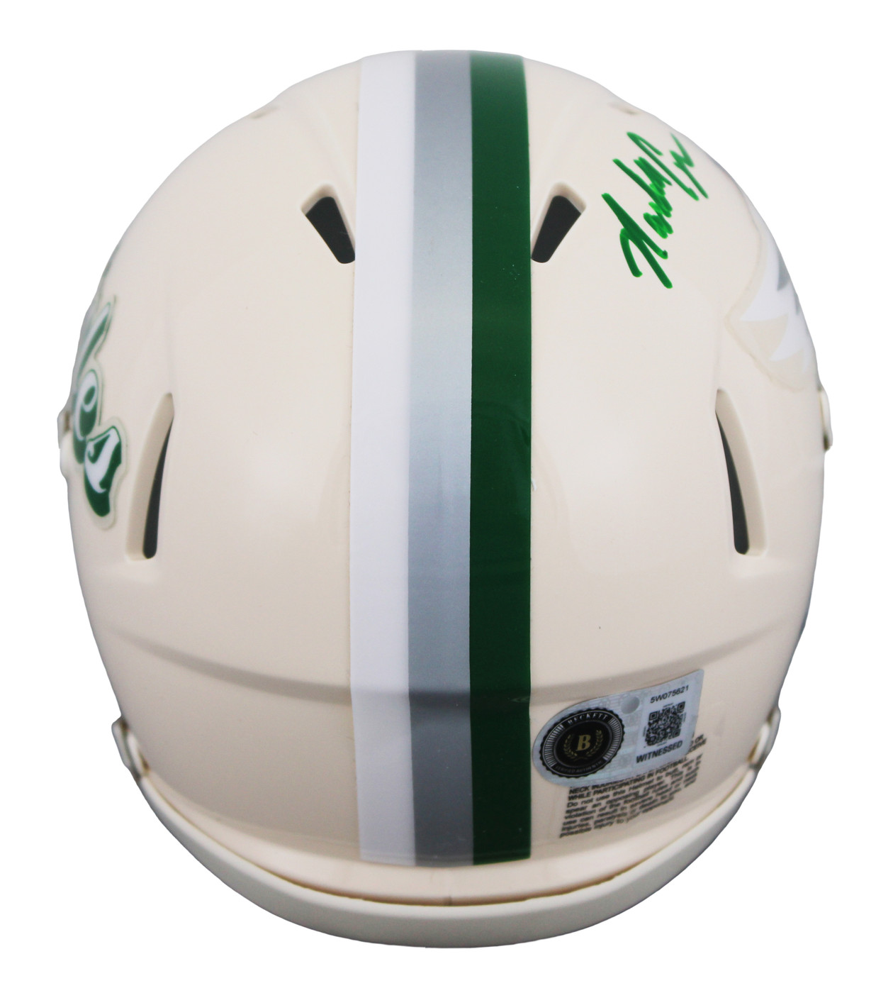 Eagles Randall Cunningham Authentic Signed Retro Speed Mini Helmet BAS Witnessed