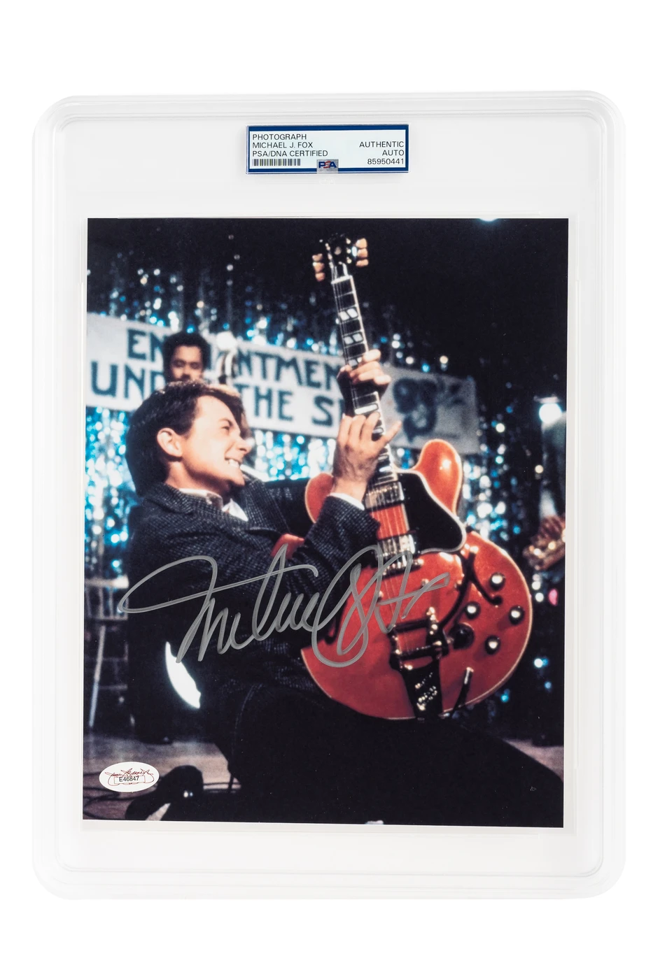 Michael J. Fox Hand-Signed “Back to the Future” Master Publicity Photo (PSA/DNA Encapsulated)