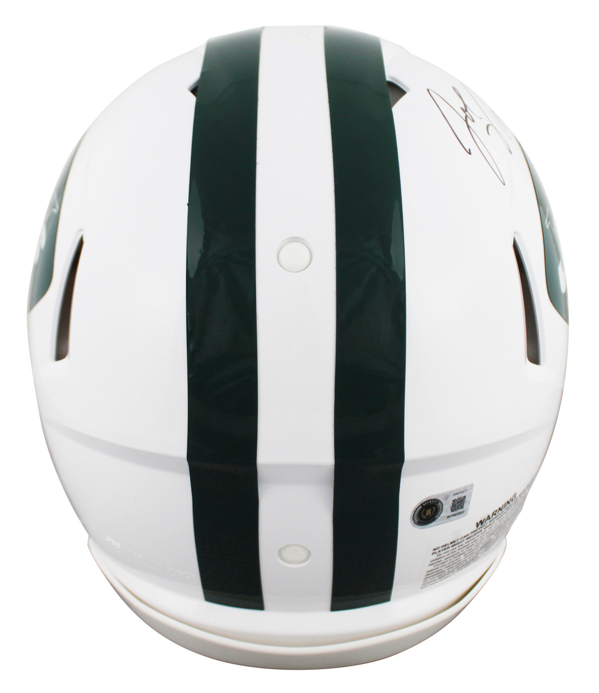Jets Joe Namath Signed 1965-77 TB Speed Full Size Speed Proline Helmet BAS Wit