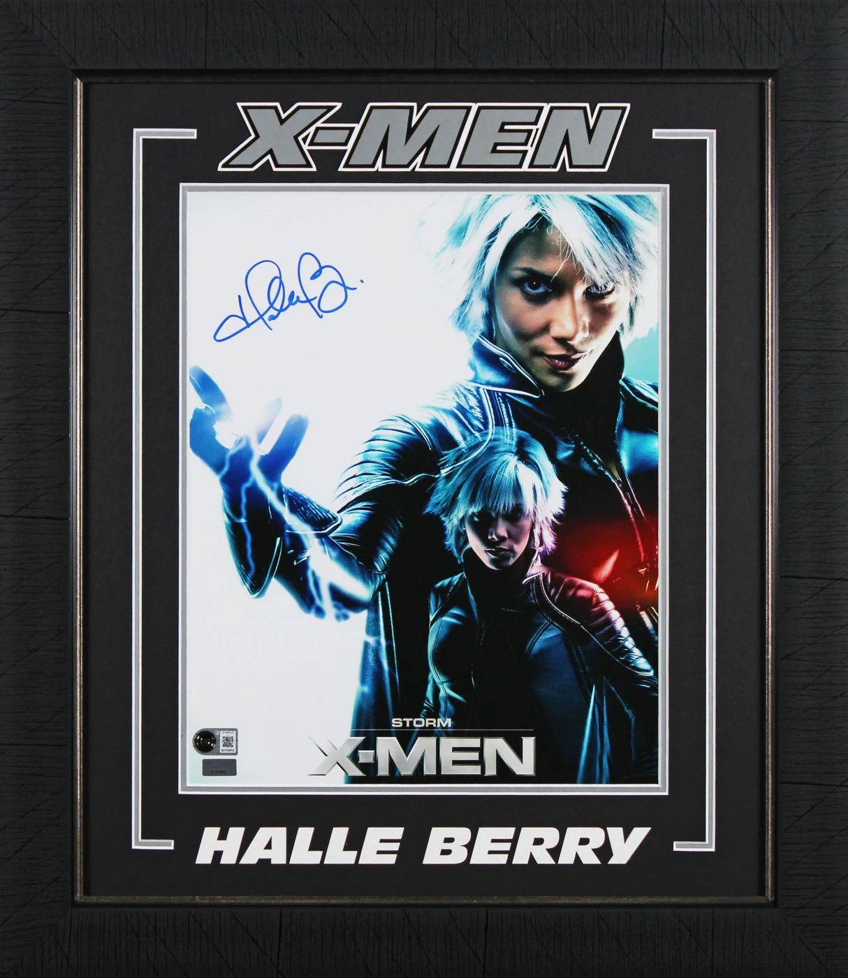 Halle Berry X-Men Authentic Signed 11x14 Framed Vertical Storm Photo BAS