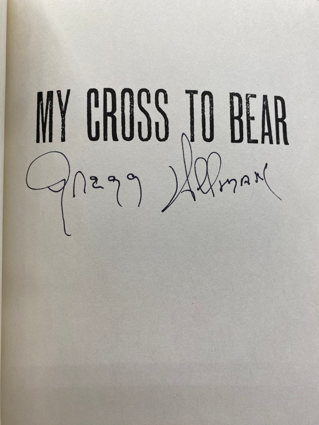 My Cross to Bear