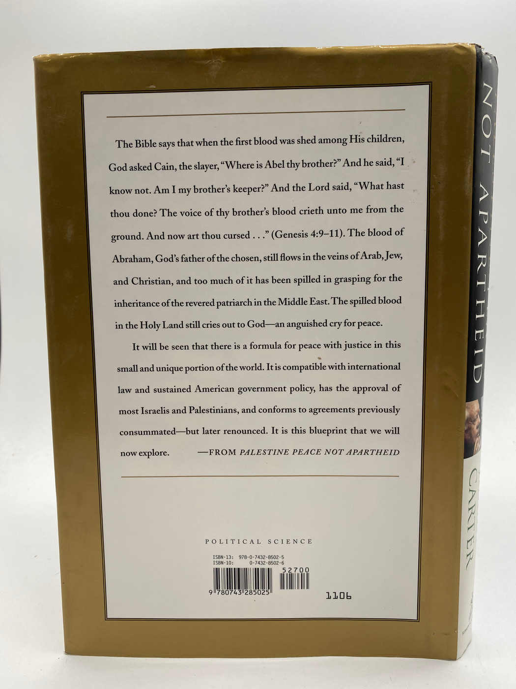 Palestine: Peace Not Apartheid