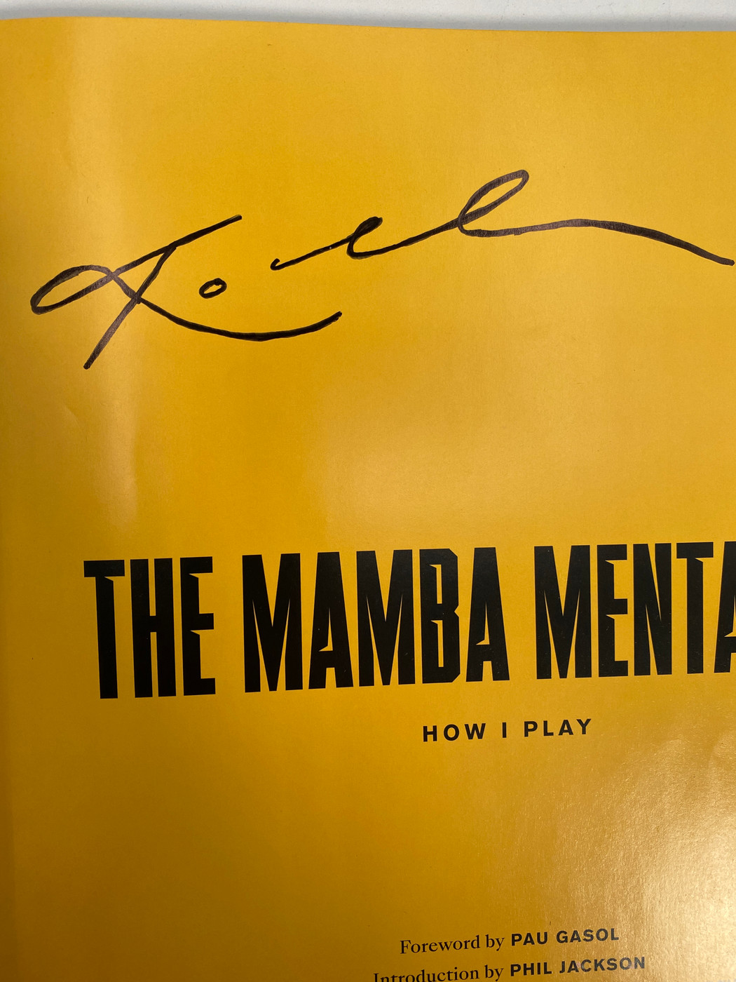 The Mamba Mentality - Kobe Bryant (Signed Book)