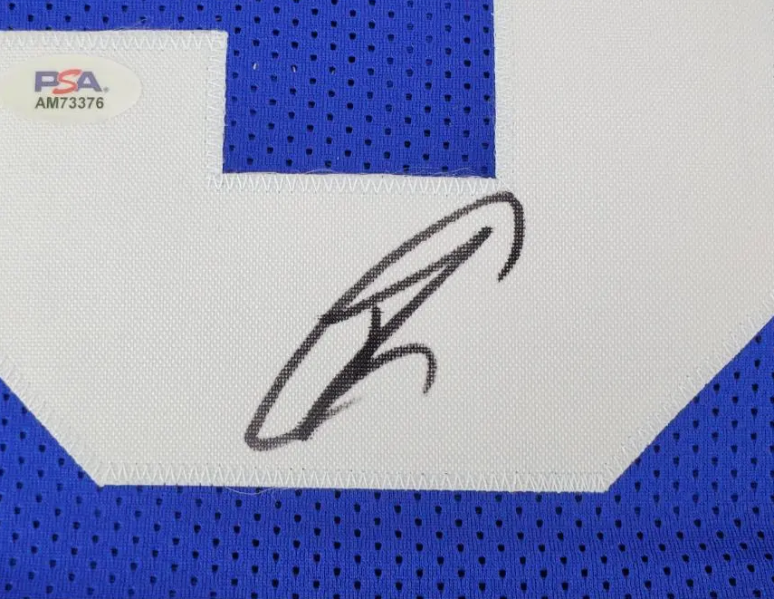 Robert O'Neill "Never Quit!" Signed New York Giants 'Never Forget' Custom Jersey