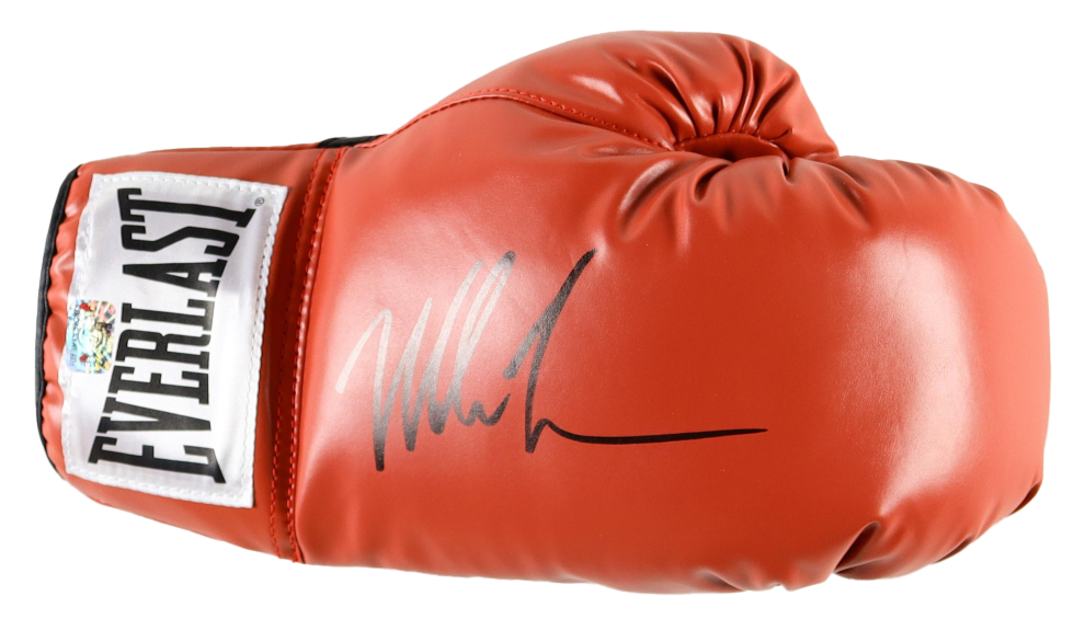 EVERLAST マイク・タイソン サイン入り ボクシンググローブ 赤