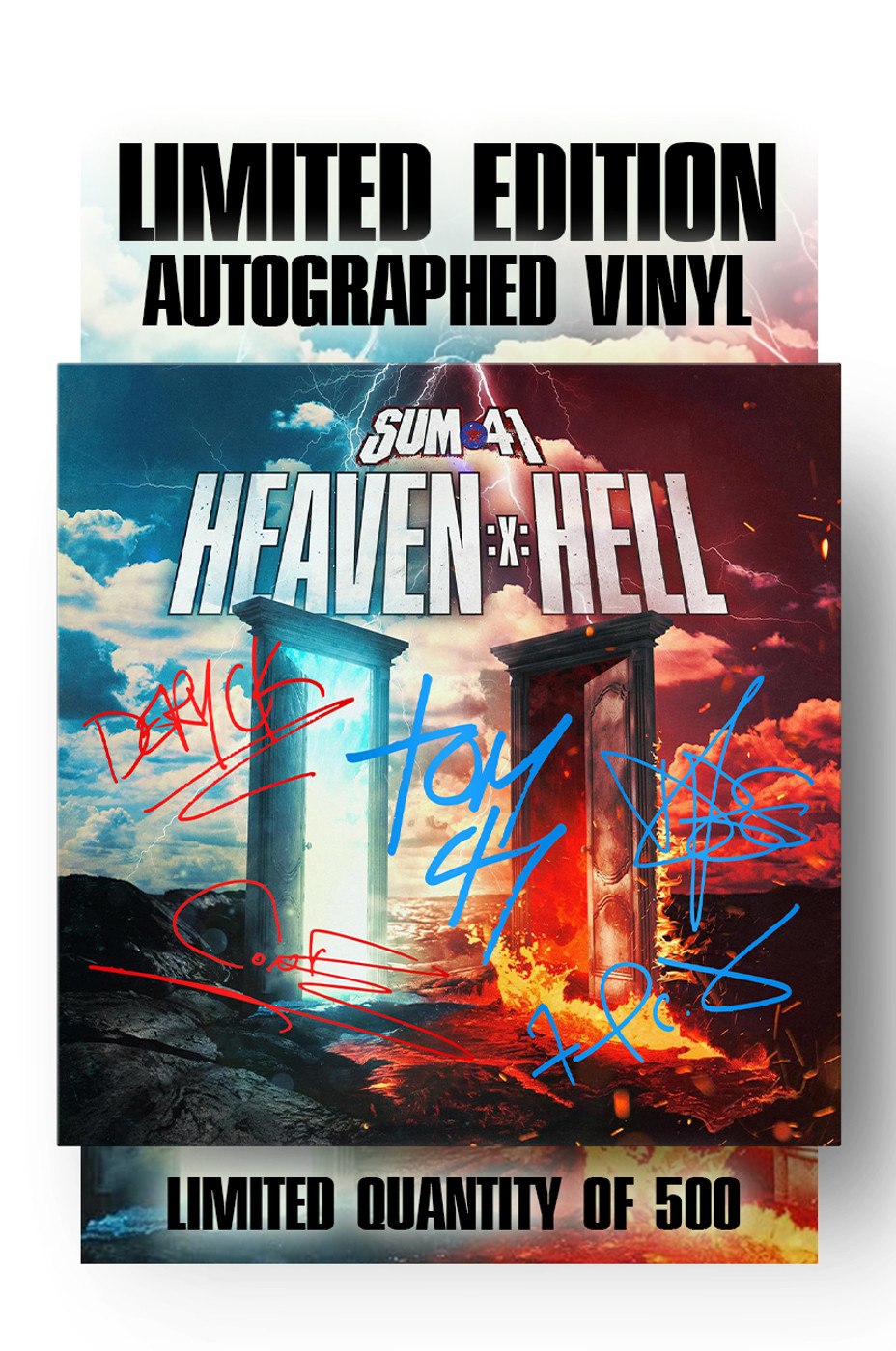 【新品未開封】【レコード】SUM41 Heaven :X: Hell SUM 41 'HEAVEN :X: HELL' 2LP (Limited Edition – Only 500