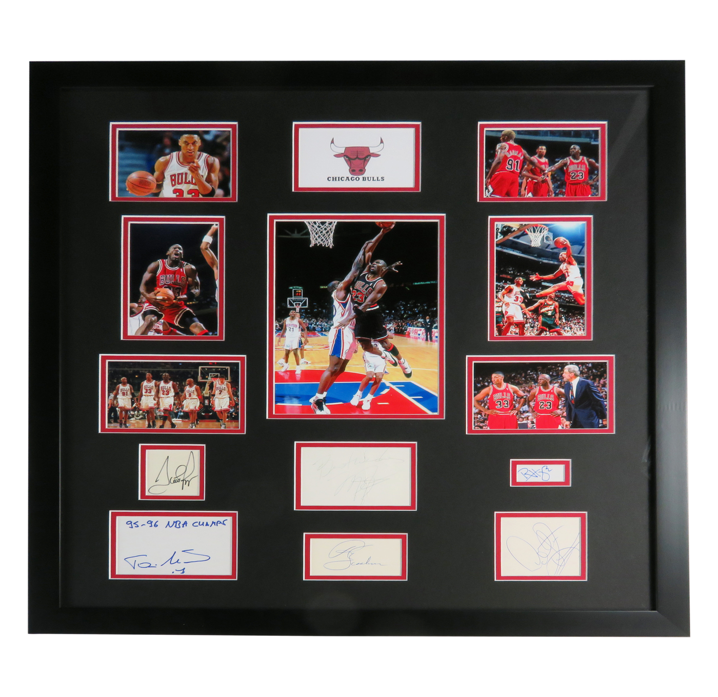 1995-1996年 CHICAGO BULLS 額装写真 NBA CHICAGO 1995-1996年 BULLS