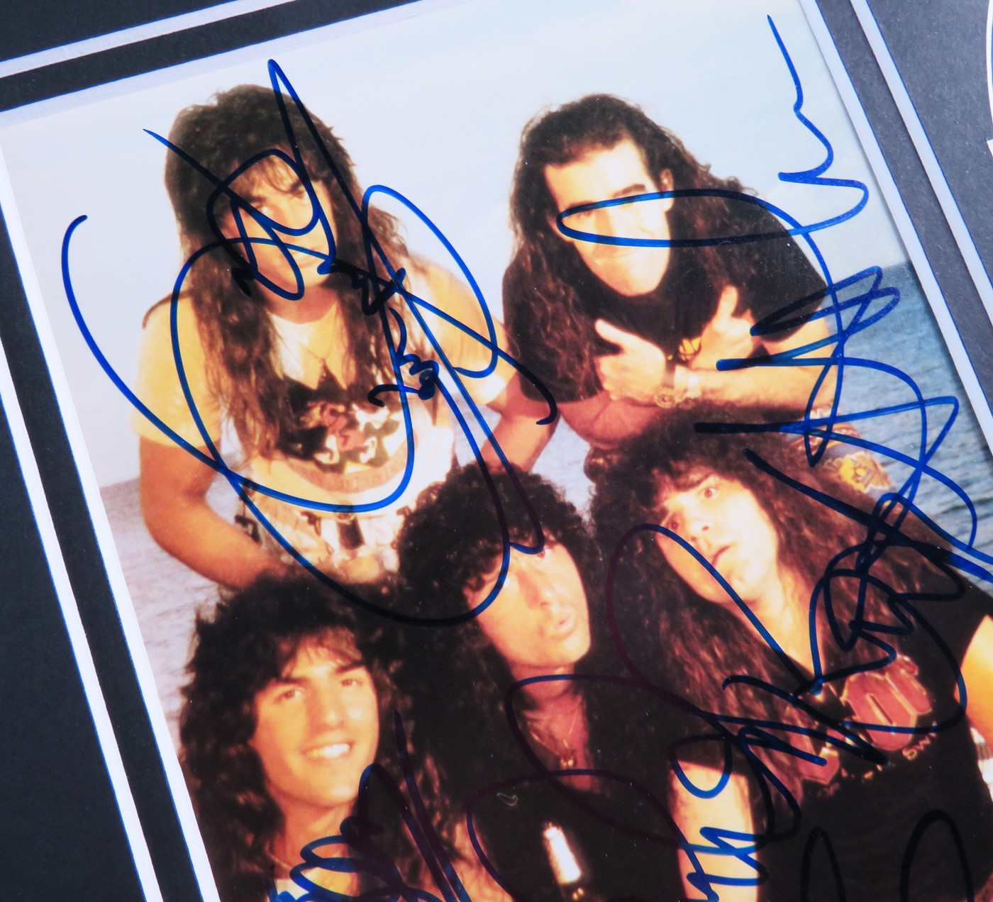Anthrax Signed Matted Display