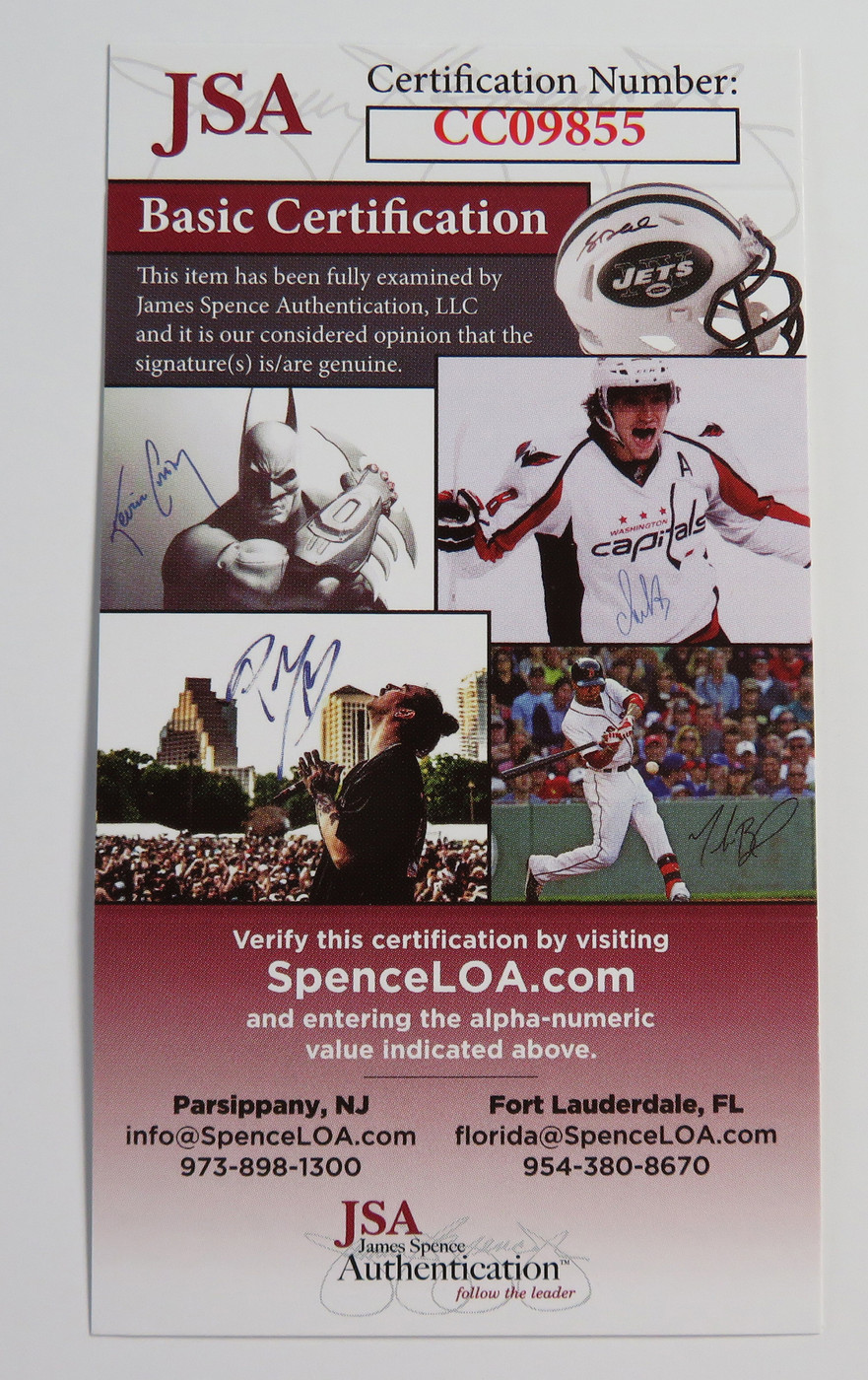 Anthrax Signed Matted Display