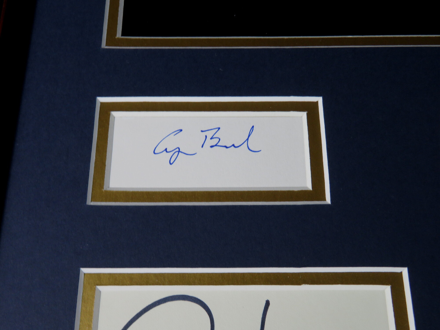Five Presidents Signed Framed Display