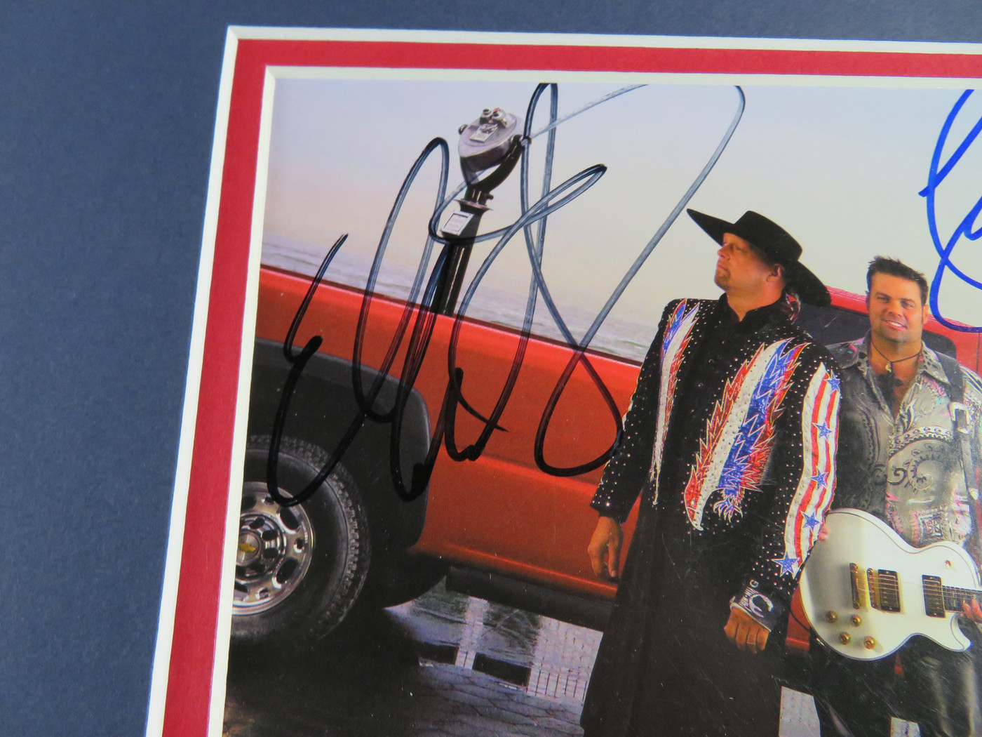 Montgomery Gentry Signed Matted Display