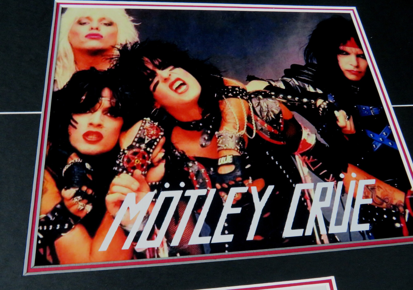 貴重❗️Motley Crue 97年サイン入り色紙 貴重❗️Motley Crue 97年サイン入り色紙 貴重❗️Motley Crue 97年サイン