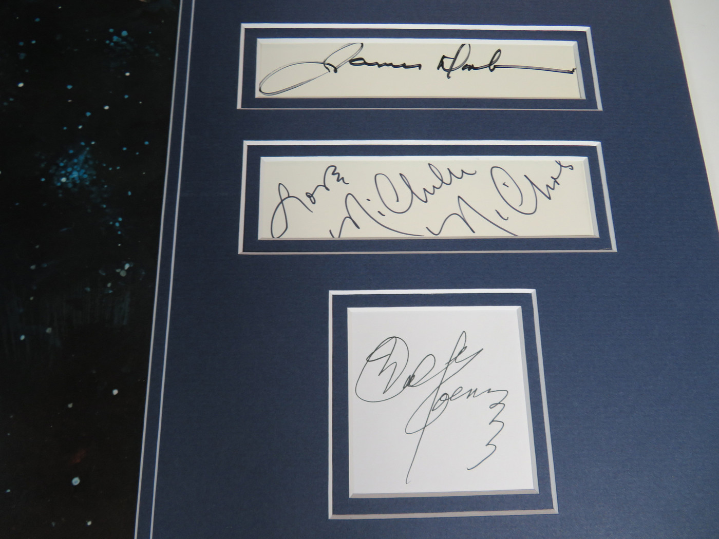Star Trek: The Motion Picture Cast Signed Matted Display