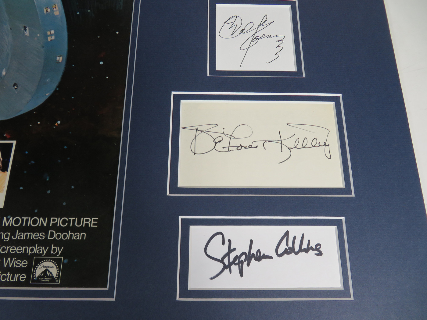 Star Trek: The Motion Picture Cast Signed Matted Display