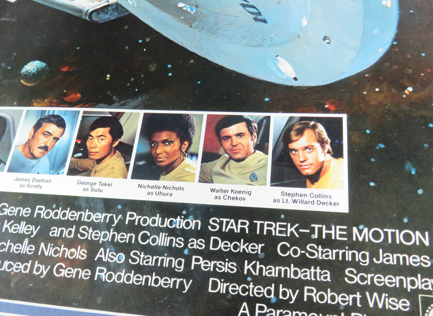 Star Trek: The Motion Picture Cast Signed Matted Display