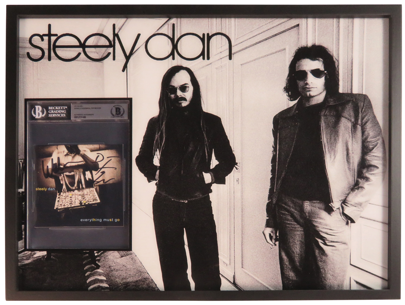 Steely Dan Signed Framed Display