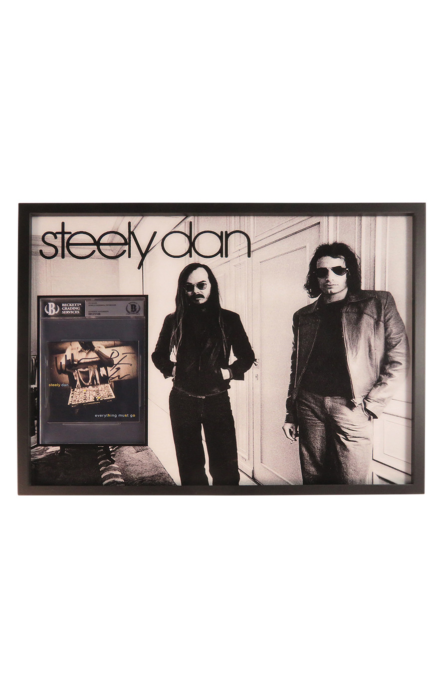 Steely Dan Signed Framed Display - Donald Fagen and Walter Becker