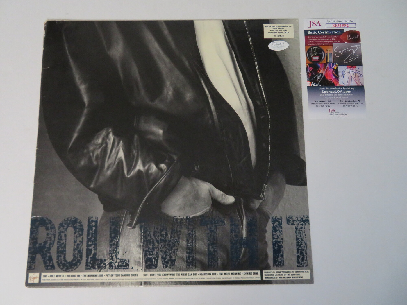 Roll With It - Steve Winwood (Signed Vinyl)