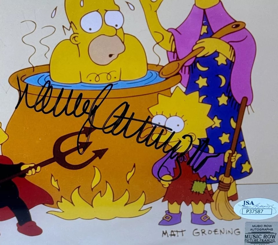 The Simpsons Signed Framed Display