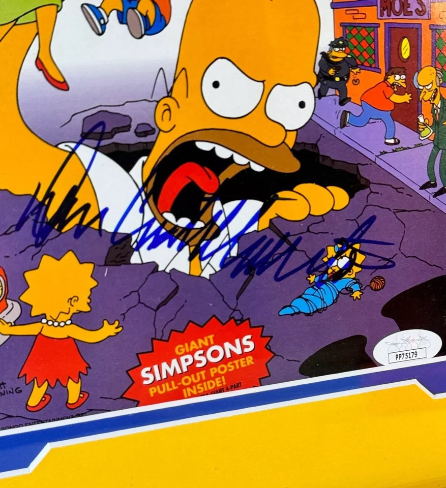 The Simpsons Signed Framed Display