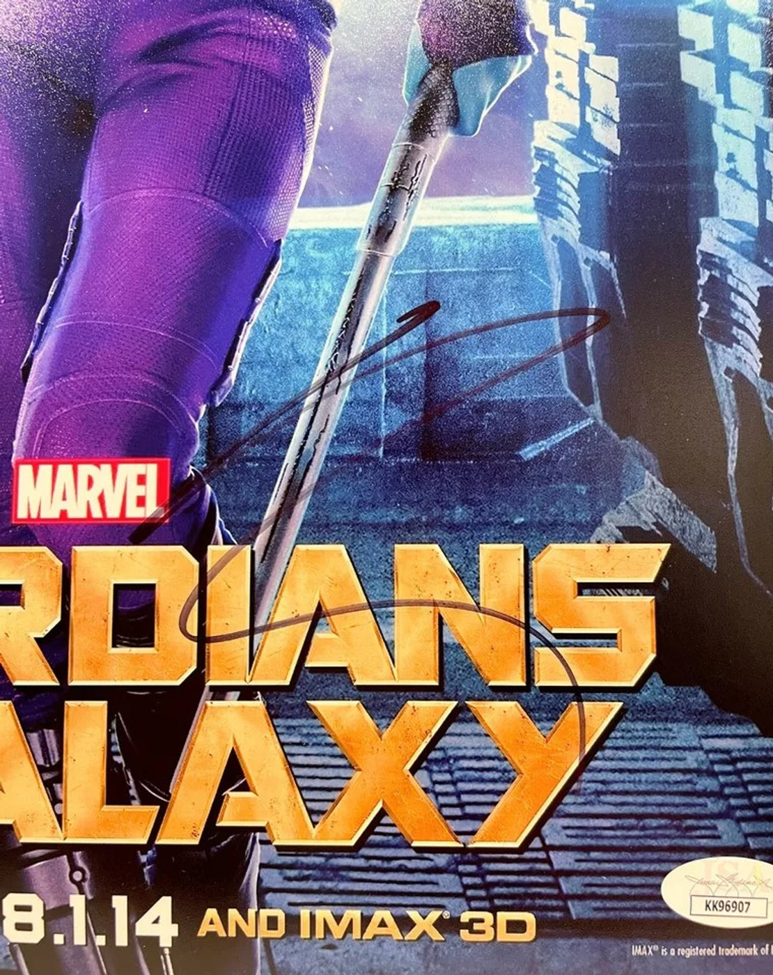 アベンジャーズ　Karen Gillan 直筆サインカード ネビュラ KAREN GILLAN Signed MARVEL Nebula AVENGERS 8x10 Autograph