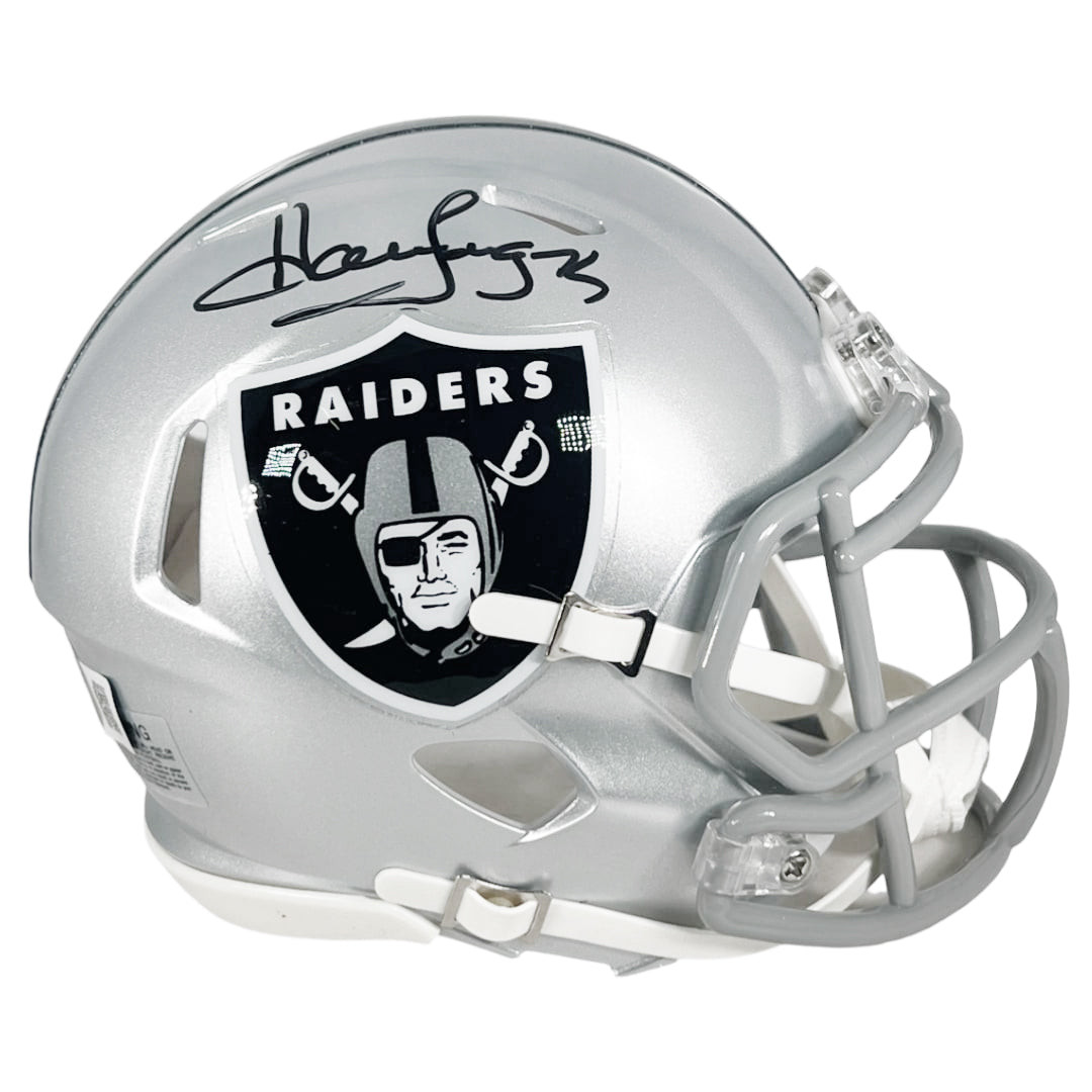 Howie Long Signed Las Vegas Raiders Speed Mini Football Helmet