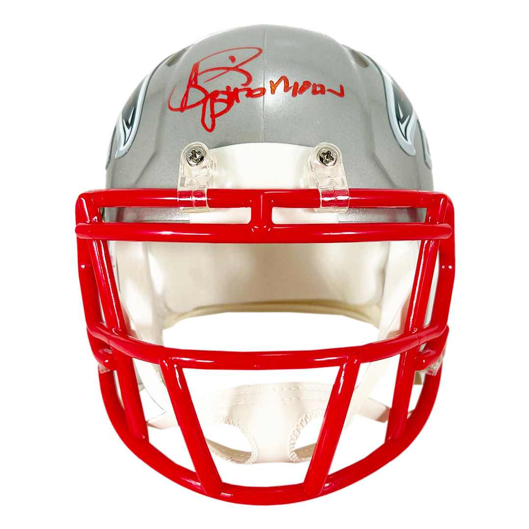 Andre Rison Signed Bad Moon Inscription Atlanta Falcons Flash Mini