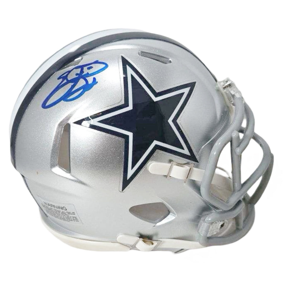 Emmitt Smith Signed Dallas Cowboys Speed Mini Football Helmet (JSA