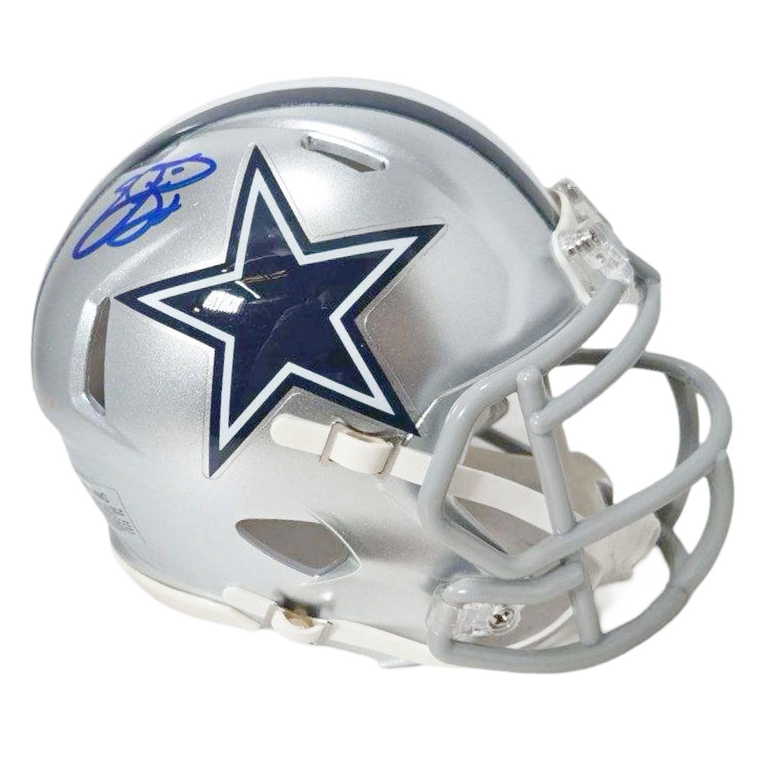 Emmitt Smith Signed Dallas Cowboys Speed Mini Football