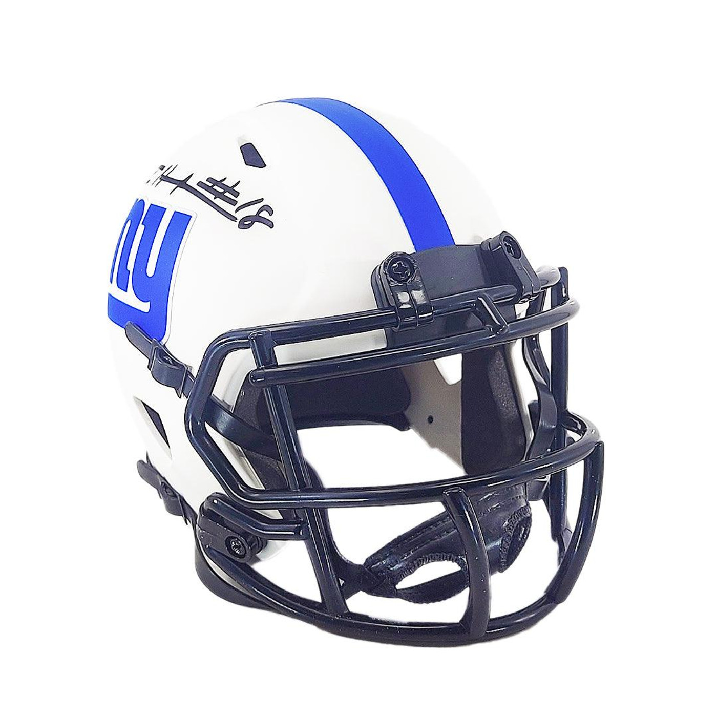 Isaiah Hodgins Signed New York Giants Lunar Eclipse Speed Mini Football Helmet (JSA)