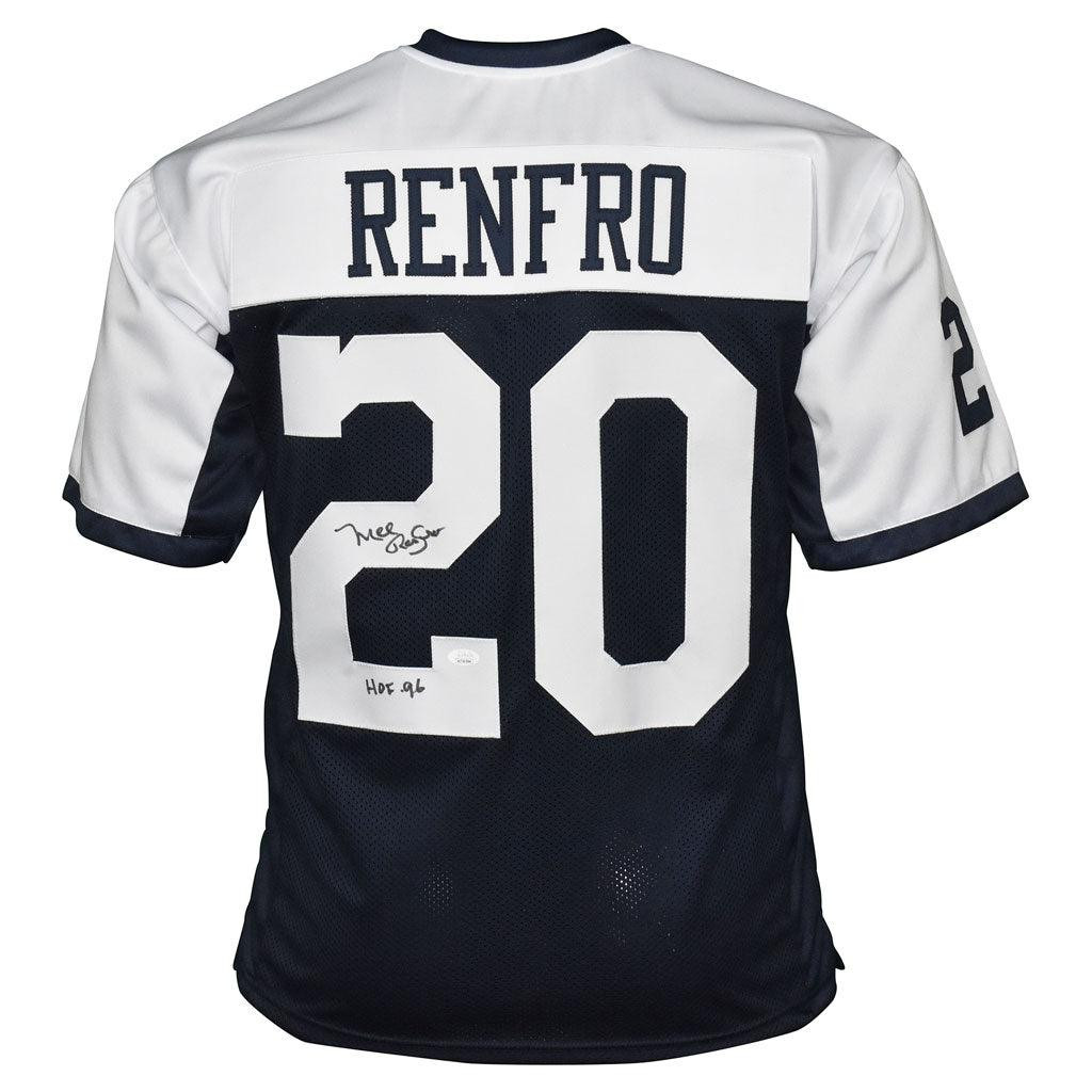 Mel Renfro Signed HOF 96 Inscription Dallas Pro Thanksgiving