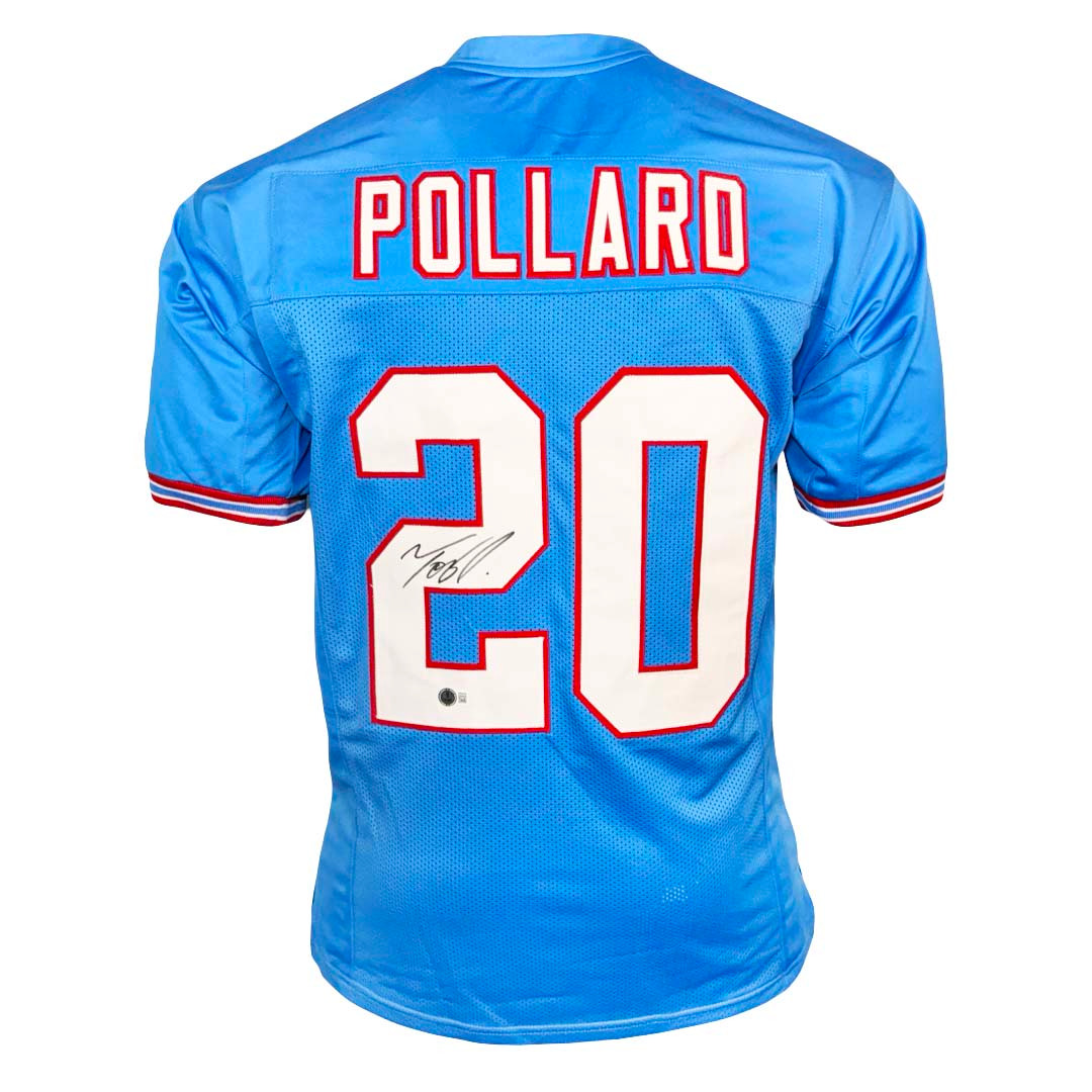 Tony Pollard Signed Tennessee Throwback Football Jersey (Beckett)