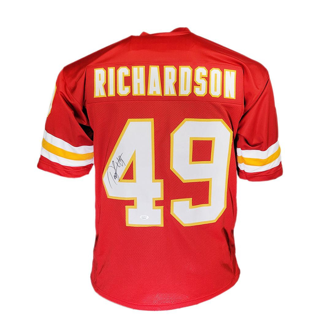 Tony Richardson Signed Kansas City Red Football Jersey (JSA) -