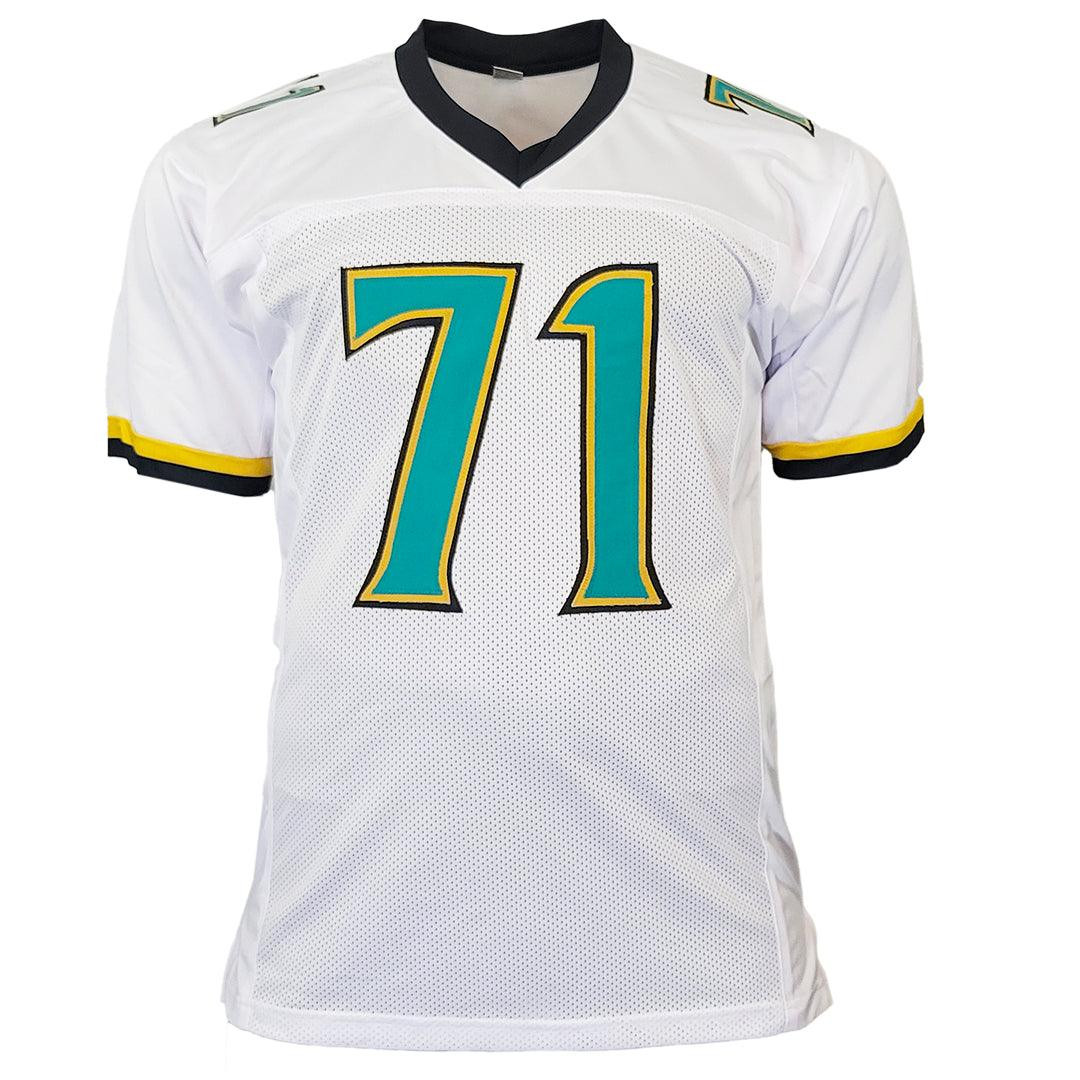 Tony Boselli Signed HOF 22 Inscription Jacksonville White Football